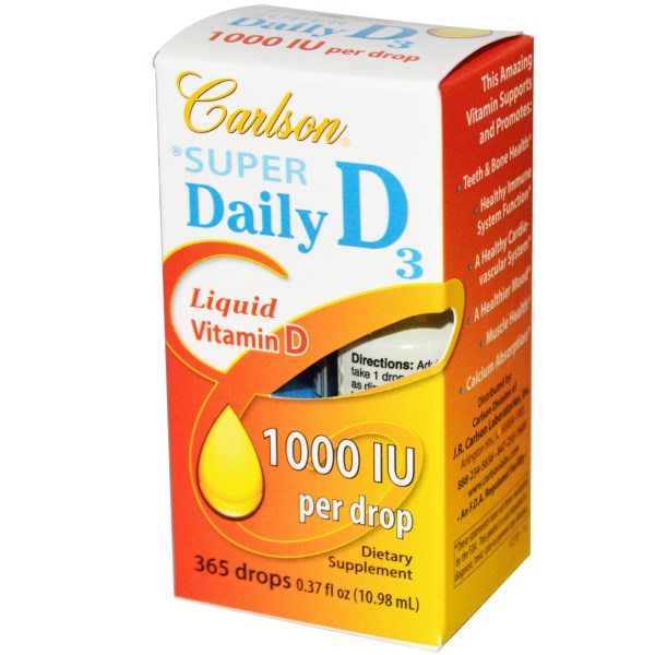 Vit. D Drops 1000 IU(1 Unit) Get the Vitamin D needed without the harmful effect of the sun exposure..